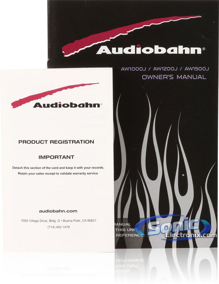 Audiobahn AW1500J Subwoofer Pair Combo Image 6