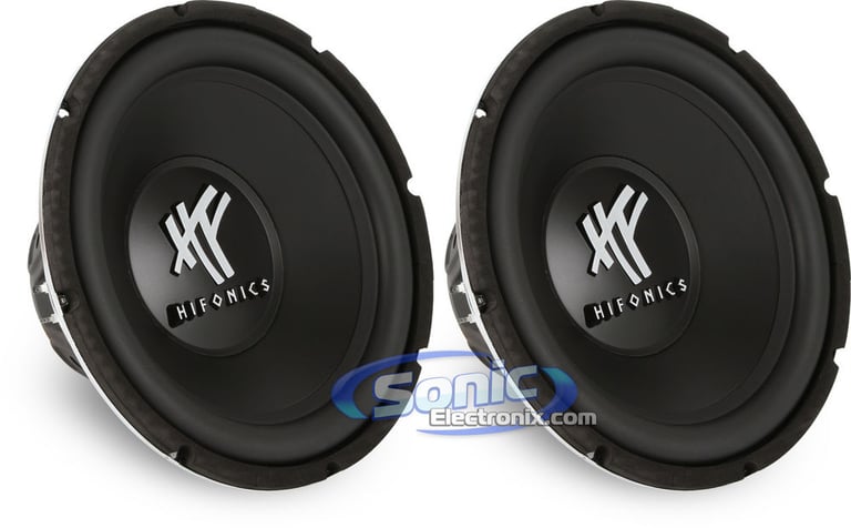 (2) Hifonics HFX12D4 1600 Watt Subwoofers Image 1
