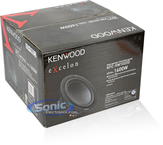 Kenwood KFC-XW1022D Subwoofer Pair Combo Image 5