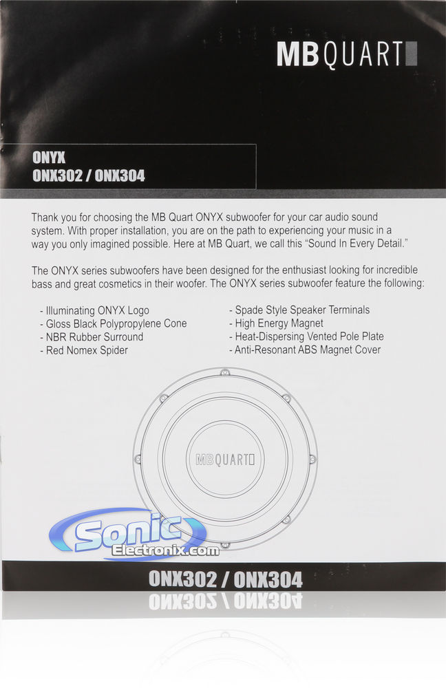 MB Quart ONX304 Subwoofer Pair Combo Image 9