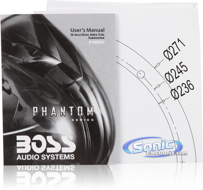 Boss P10DVC Subwoofer Pair Combo Image 7