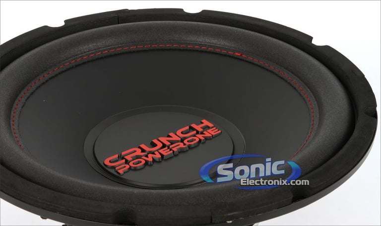 Crunch P1-12D4 Subwoofer Pair Combo Image 4