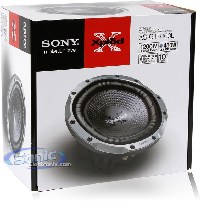 Sony XS-GTR100L Subwoofer Pair Combo Image 10