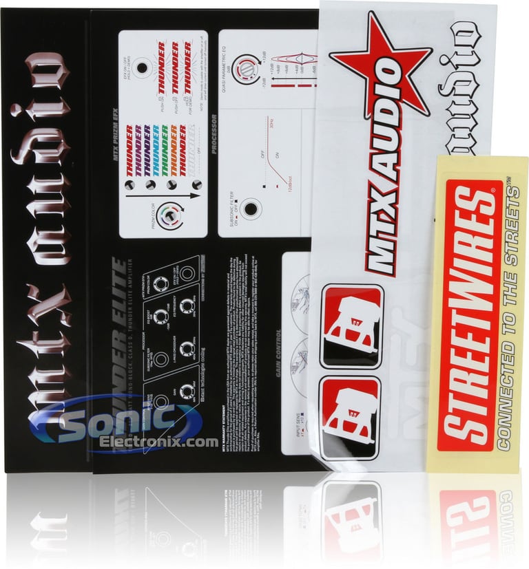 MTX Thunder Elite Amplifier + Amp Kit Combo Image 7