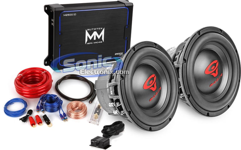 2000W Cerwin-Vega + Autotek Bass Bundle Image 1