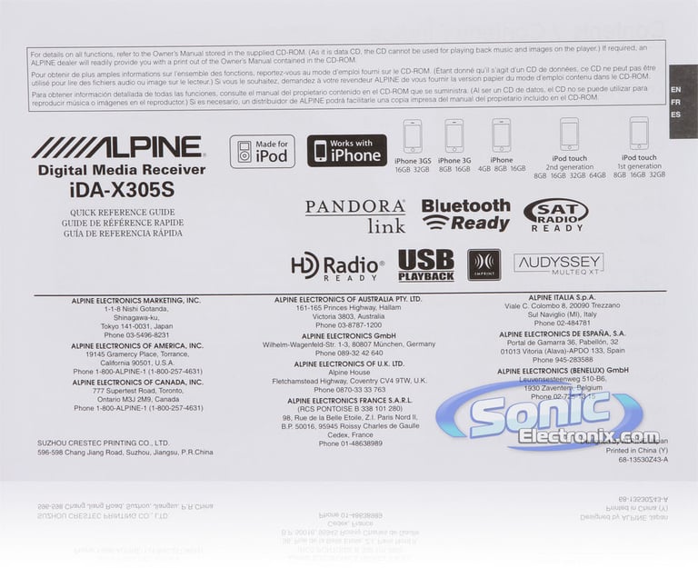 Alpine IDA-X305SBT Image 13