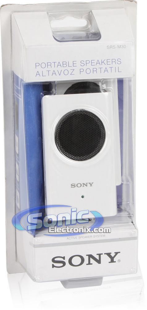 Sony SRS-M30 (SRSM30) Personal Portable Travel Speakers - White Image 7