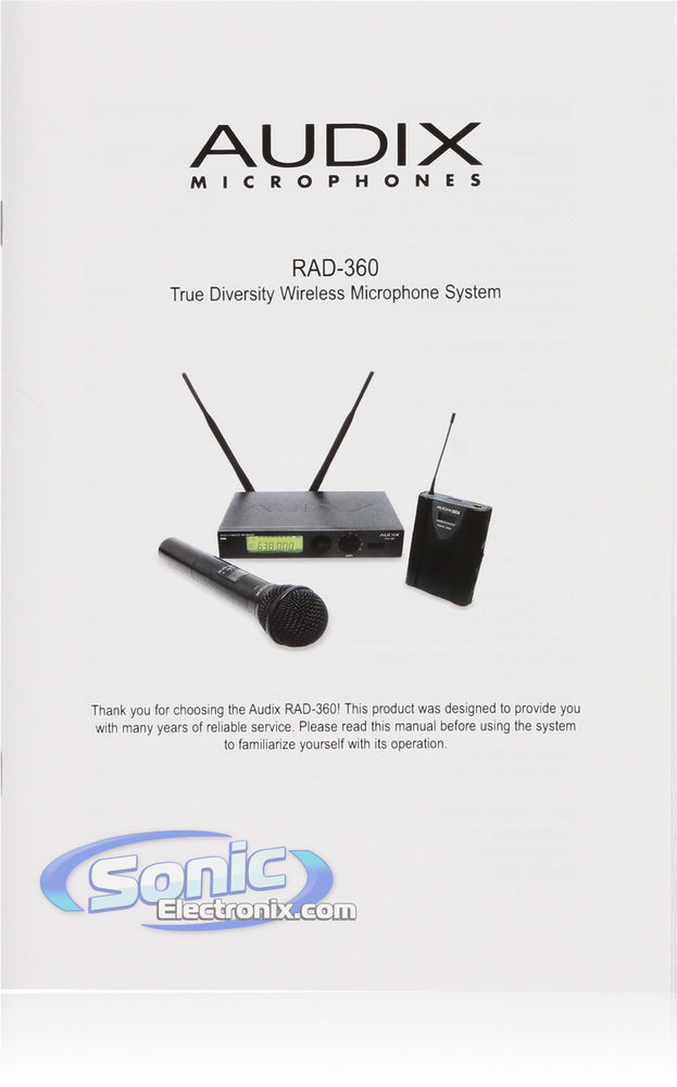 Audix W3-OM3 Image 17