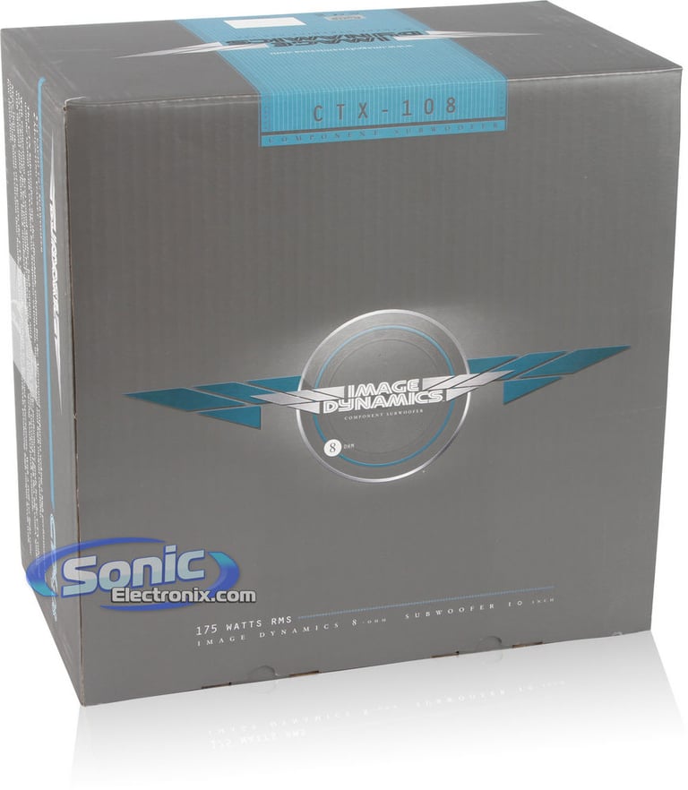 700W Image Dynamics CTX108 + Enclosure Bass Package Image 7