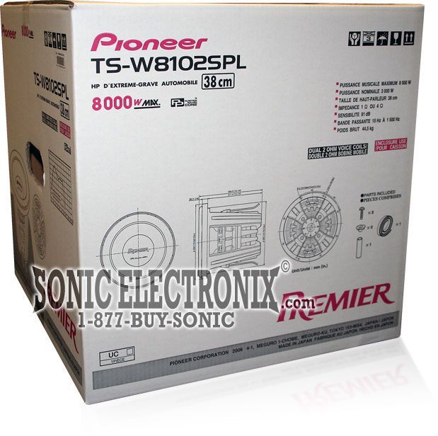 Pioneer Premier TS-W8102SPL Image 5