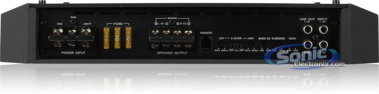 Power Acoustik BAMF-1800/2 (BAMF1800/2) R/B Image 3