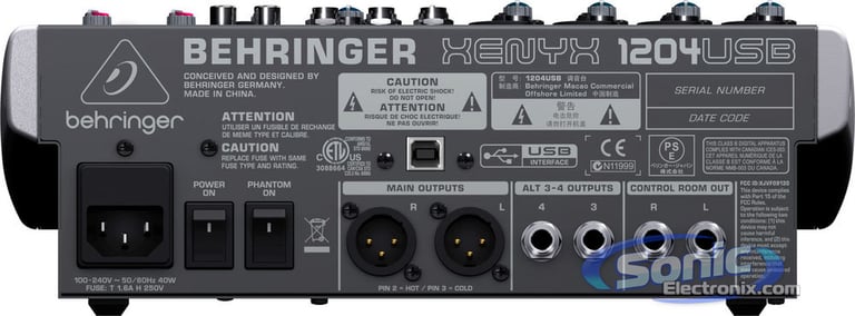 Behringer 1204USB Image 5