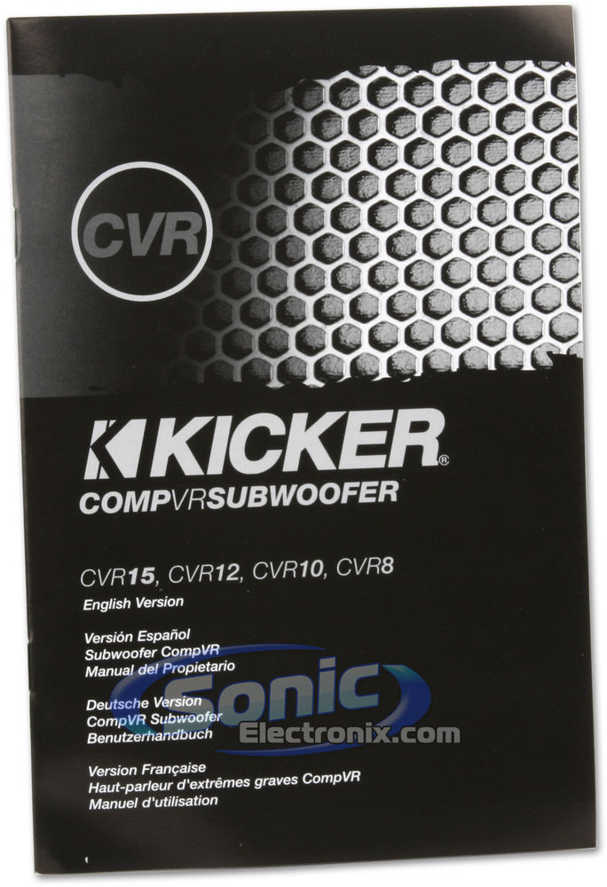 Kicker 07CVR122 + RE Audio VLS-1 Bass Processor Bundle Image 7