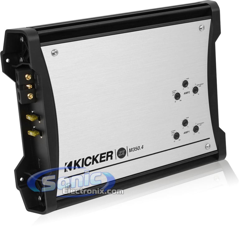 DLS Marine Speakers + Kicker Marine Amplifier Combo Image 2