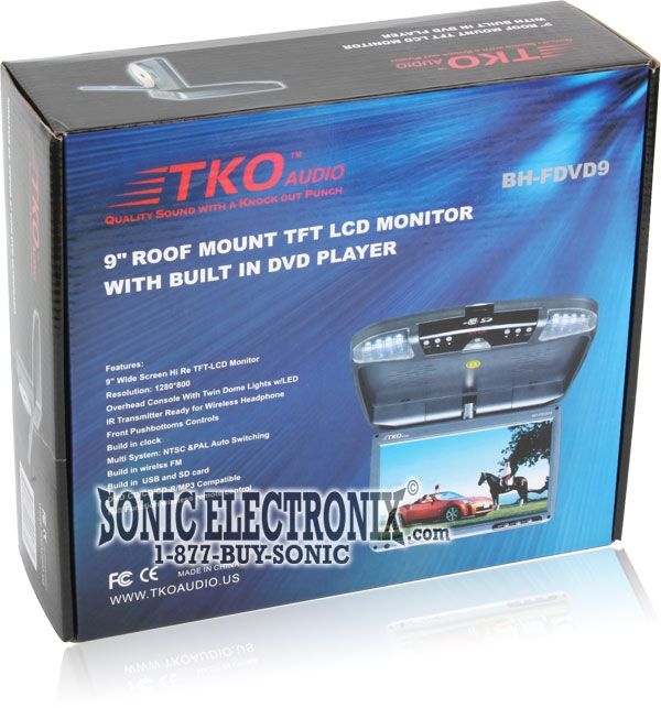 TKO Audio BH-FDVD9 (Black) Image 5