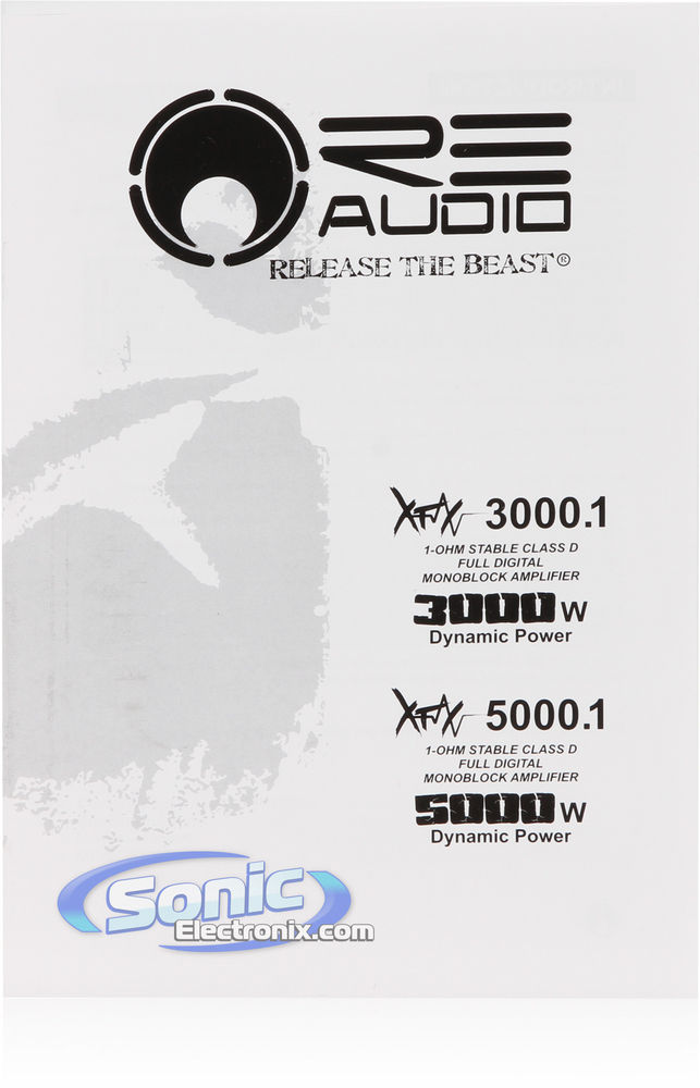 RE Audio XTX-5000.1 + Kit + Dampening Bundle Image 8