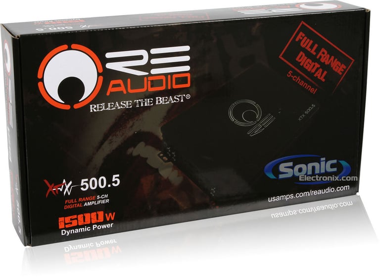 RE Audio XTX-500.5 + Amplifier Kit Bundle Image 8