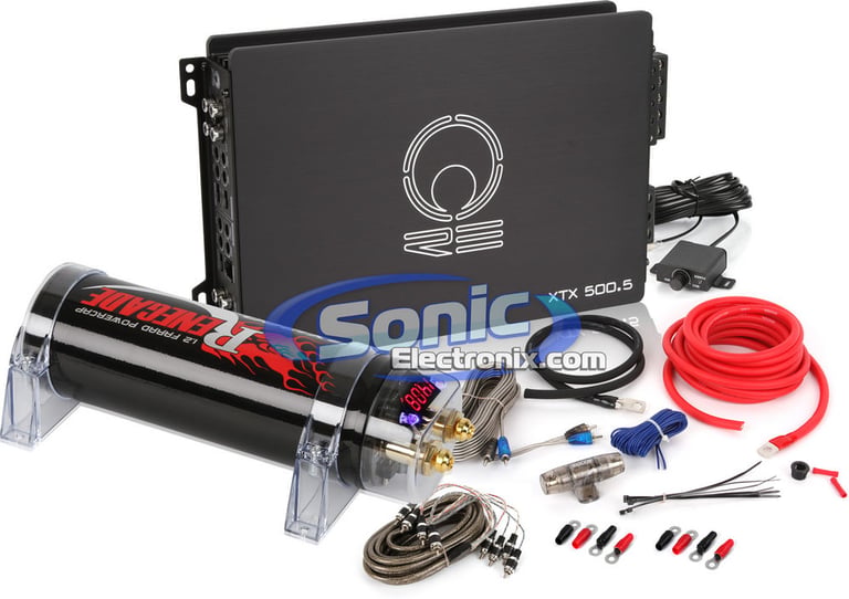 RE Audio XTX-500.5 + Amplifier Kit Bundle Image 1