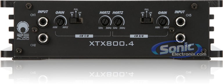 RE Audio XTX-800.4 + Amplifier Kit Bundle Image 4
