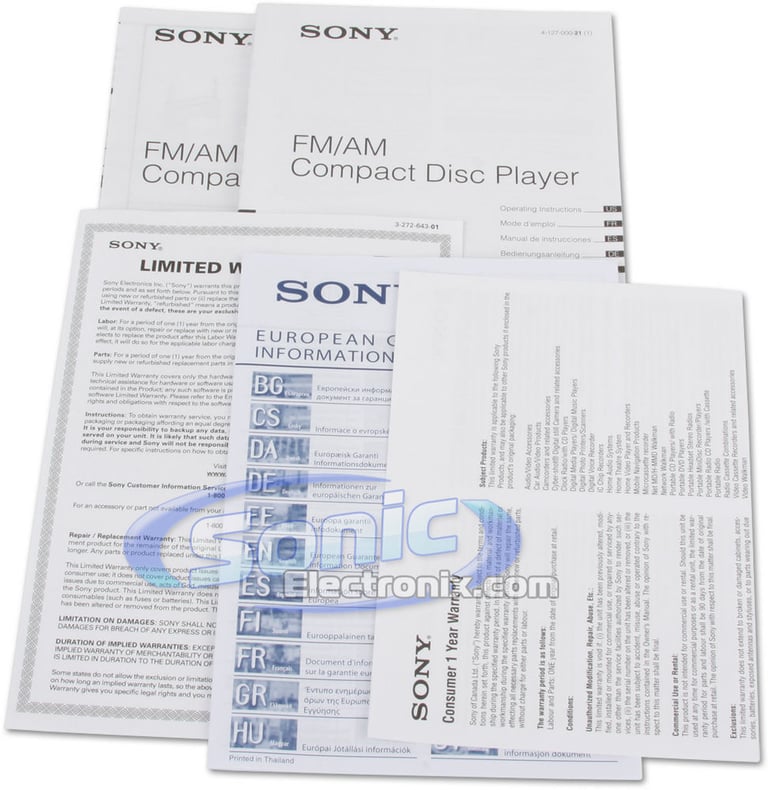 Sony CDX-M60Ui + IPUSBK2 iPod Cable Image 9