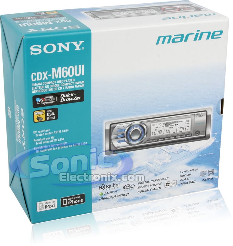 Sony CDX-M60Ui + IPUSBK2 iPod Cable Image 10