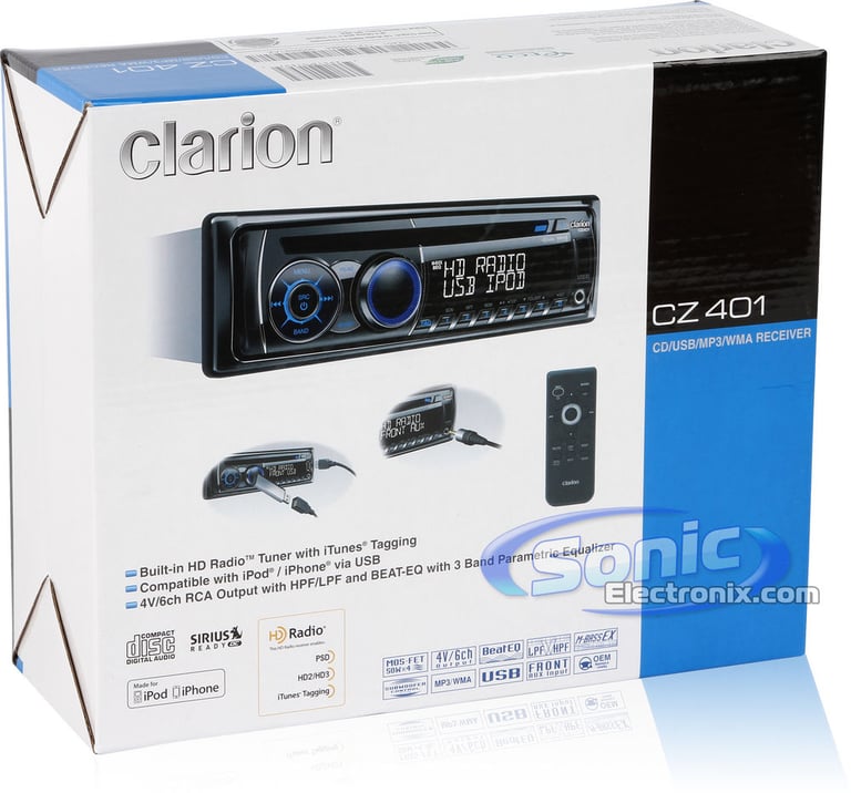 Clarion CZ401 + IPUSBK2 iPod Cable Image 9