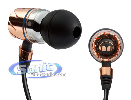 Monster Turbine Copper Pro (MH TRB-P IE CPR CT) Advanced Professional In-Ear Speakers/Headphones with ControlTalk Image 1