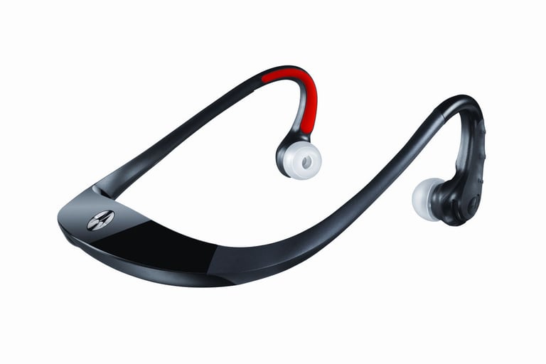 Motorola S10-HD (89439N) Bluetooth Stereo Headphones/Headset - Red/Black Image 2