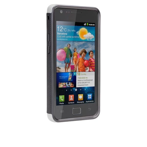Case-Mate Samsung Galaxy S II Pop! Case (White/Grey) Image 2