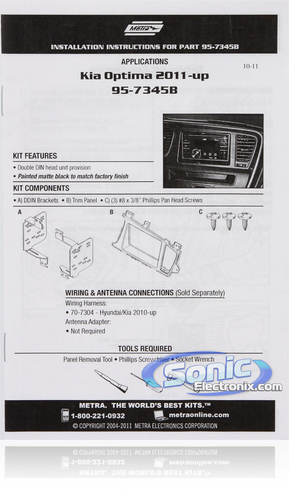 Metra 95-7345B Dash Kit Image 2
