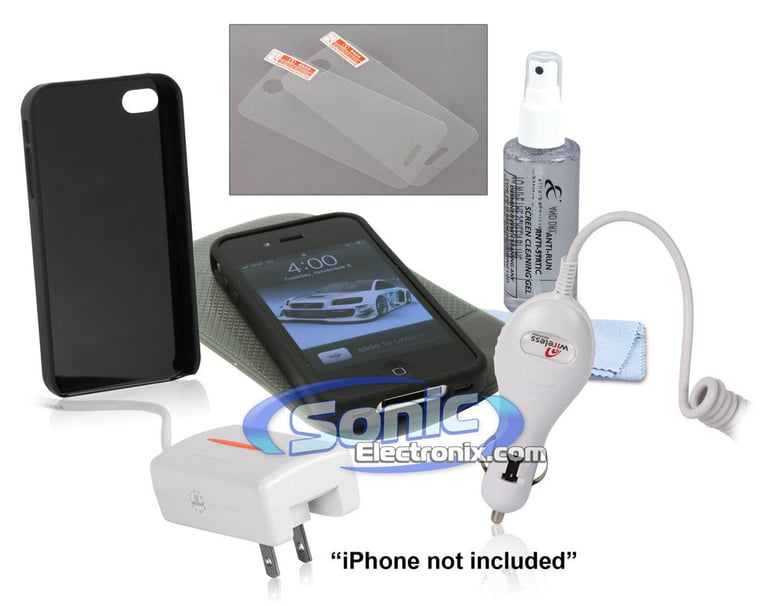 Wireless Solutions iPhone 4 Basic Kit (Black) Image 1