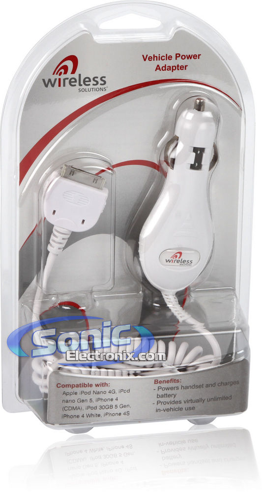 Wireless Solutions Apple 30-Pin Car Charger Image 5