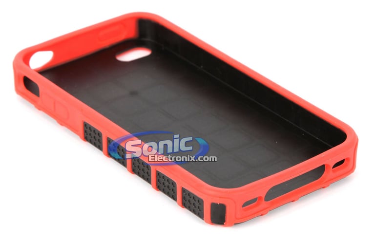 Ventev iPhone 4 GridX Case (Black/ Red) Image 2
