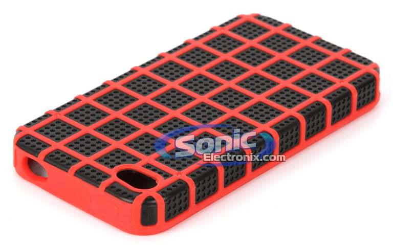 Ventev iPhone 4 GridX Case (Black/ Red) Image 4
