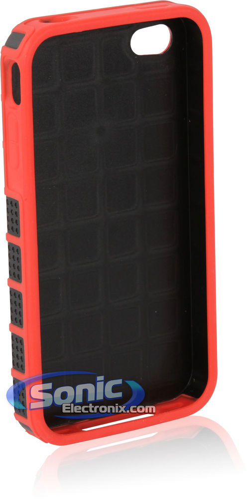 Ventev iPhone 4 GridX Case (Black/ Red) Image 1