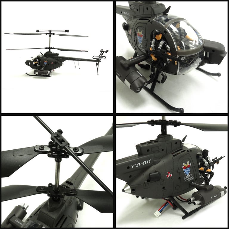 Defender 3.5 Ch Electric RC Helicopter w/ Gyro Image 2