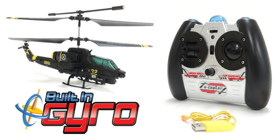Cobra 3.5 Ch Electric RC Helicopter w/ Gyro Image 1
