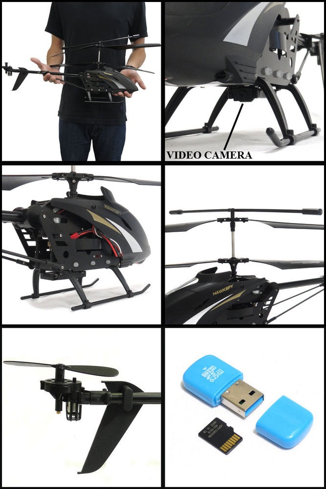 Mega Spy 3.5 Ch Electric RC Helicopter w/ Video Camera Image 2