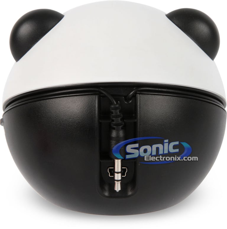 Battery/USB Powered Panda Bear Portable Speaker - Open Box/Complete Image 5