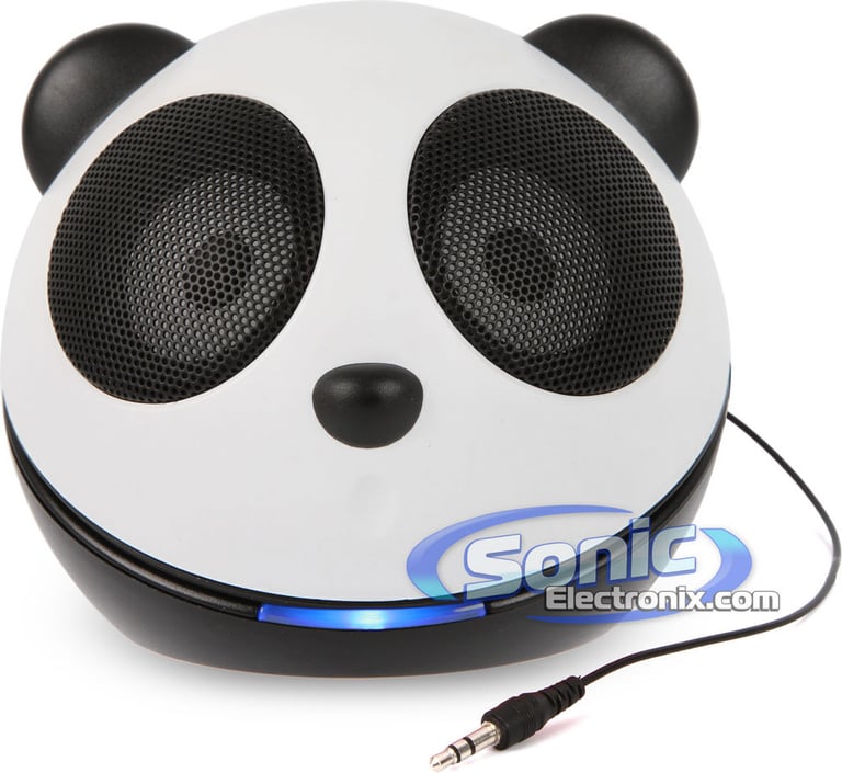 Battery/USB Powered Panda Bear Portable Speaker Image 1