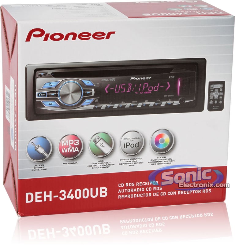 Pioneer DEH-3400UB Image 8