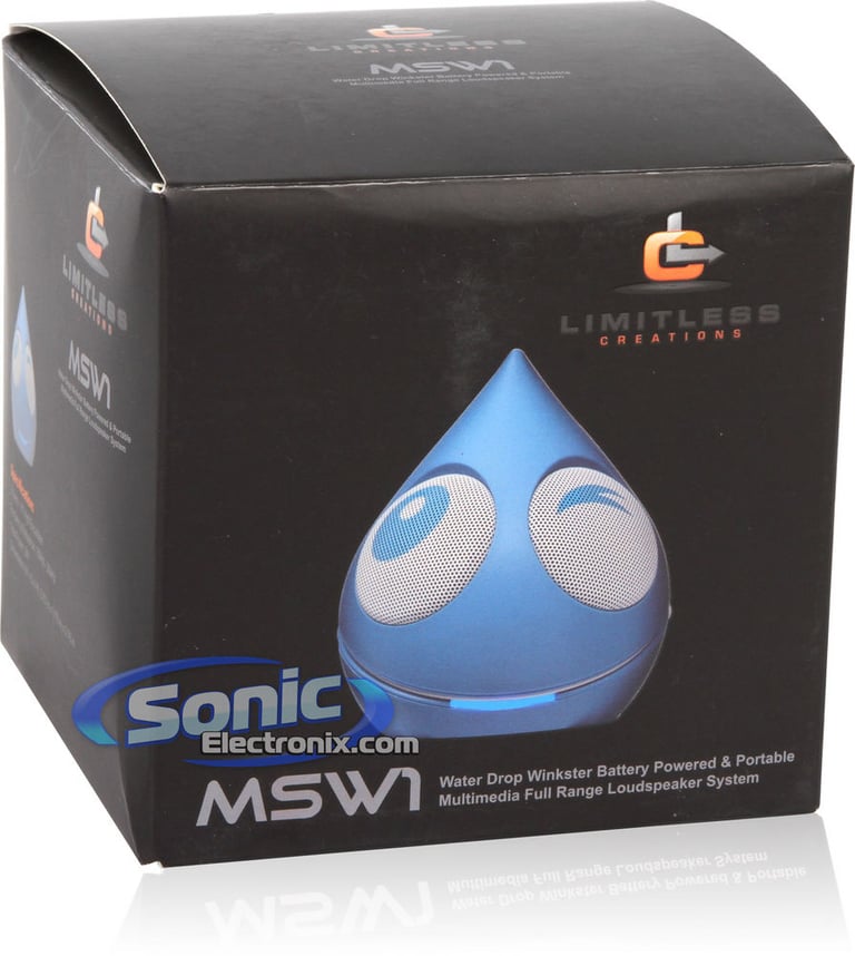 Battery/USB Powered Water Drop Portable Speaker Image 8