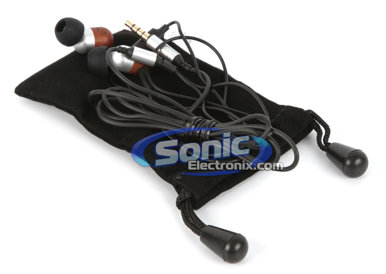 Woodees IESW200B (IES-W200B) Sport In-Ear Headphones/Earbuds with Microphone Image 9