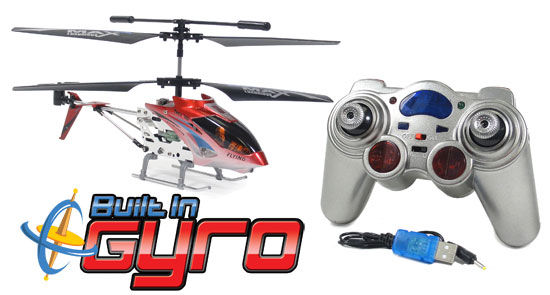 Raptor 3.5 Ch Electric RC Helicopter w/ Gyro Image 1