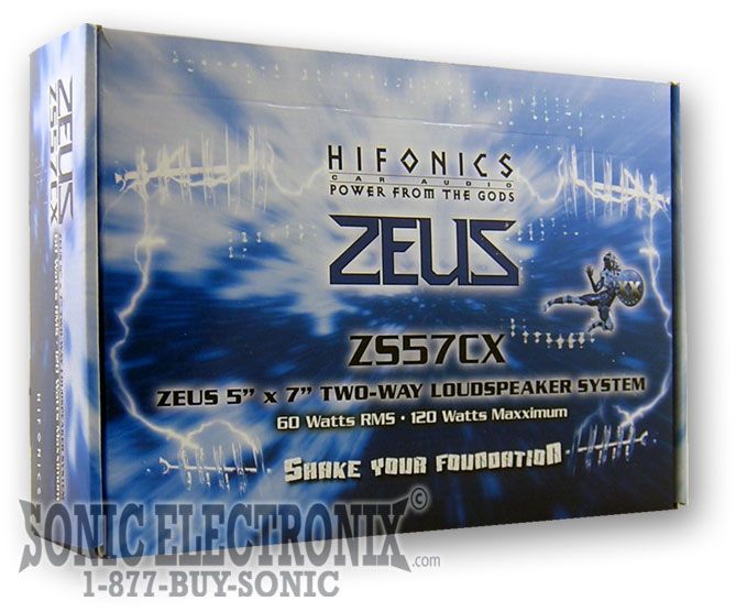 Hifonics ZS57CX Zeus 5" x 7" / 6" x 8" Image 5