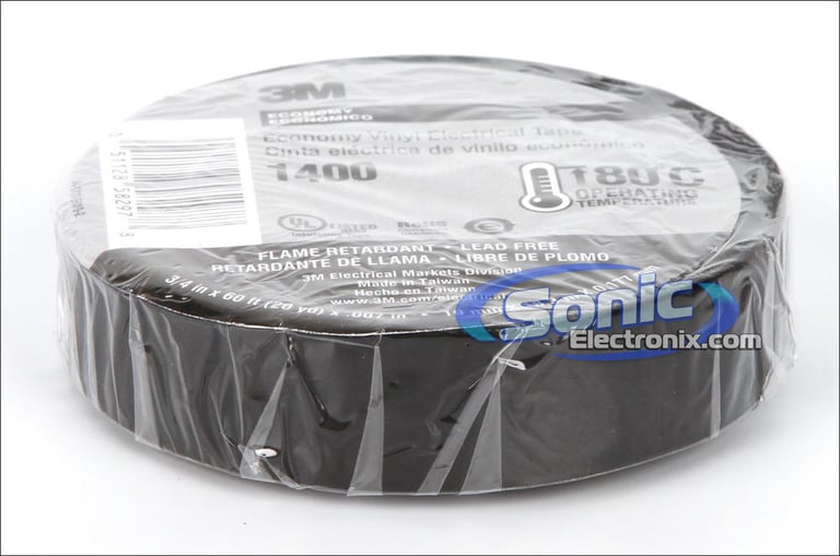 3M Black Electrical Tape Image 2