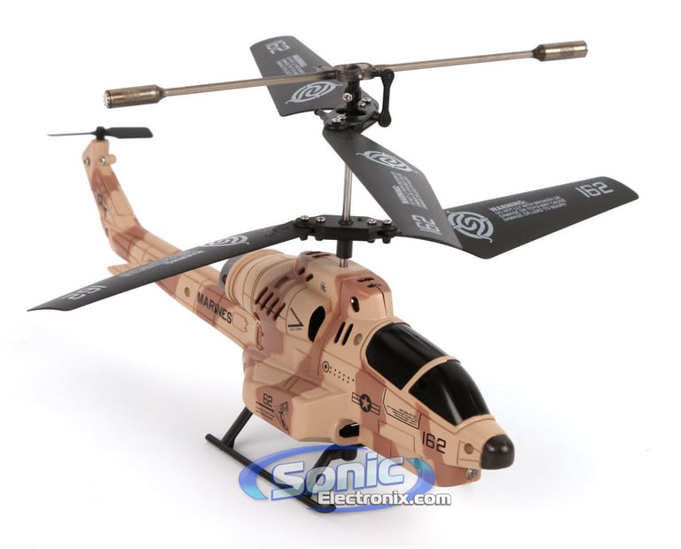 Aerial Attack 3.5 Ch Gyro Electric RC Helicopter w/ Shooting Missiles Image 2