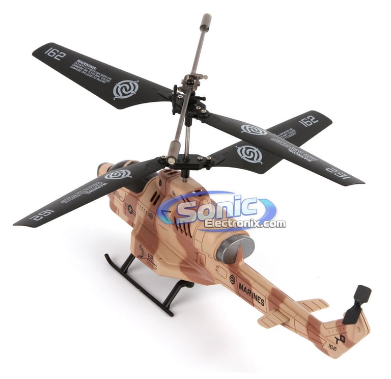 Aerial Attack 3.5 Ch Gyro Electric RC Helicopter w/ Shooting Missiles Image 3