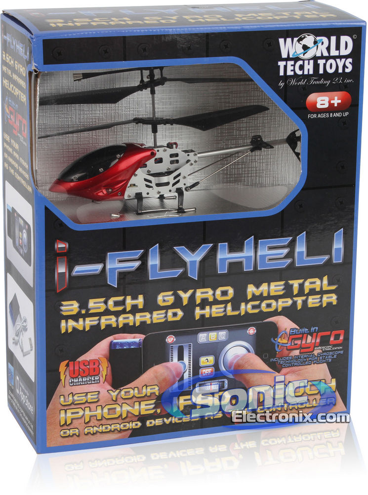 i-FlyHeli iPhone/iPad/iPod/Android 3.5 Ch Metal Infrared Electric RC Helicopter Image 12
