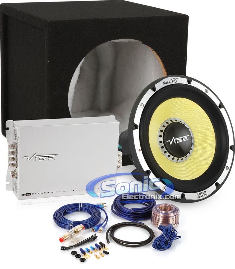 500W Complete Vibe Audio Bass Package Image 1